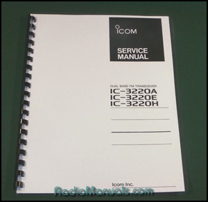 Icom IC-3220A/E/H Service Manual